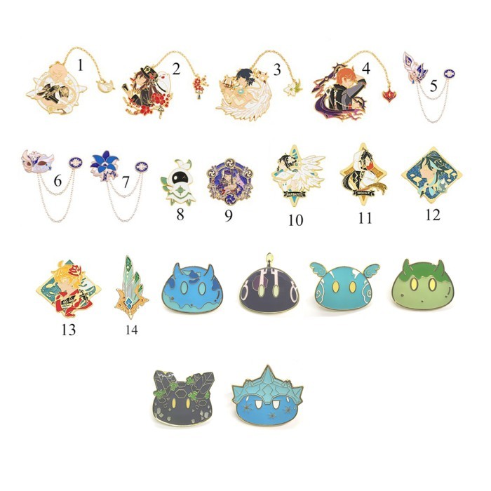 pin besi enamel genshin impact