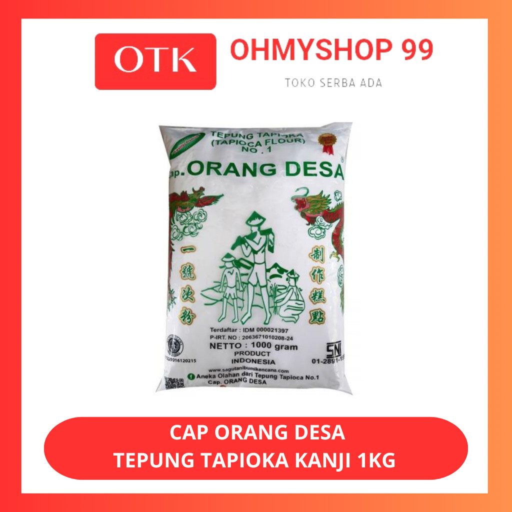 

Tepung Tapioka Cap Orang Desa 1000gr