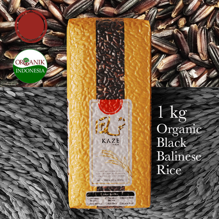 

[1 kg] BERAS HITAM ORGANIK JAWA TENGAH - KAZE RICE