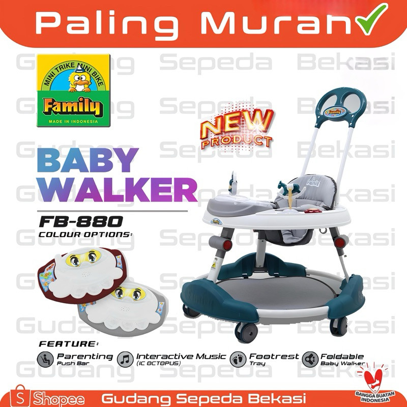 Baby Walker Family FB 880 Family Baby Walker FB-880 / FB-136L  / 33515 / 33908 dorongan bayi