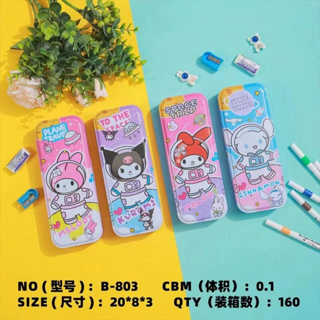 

[C] B-803 / B-810 Pensil Case/Tempat Pensil Kaleng (PCS) PENSIL CASE