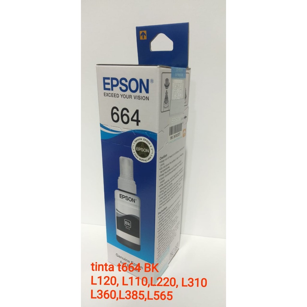 Tinta Epson original 6641 Black- L110,120,L220