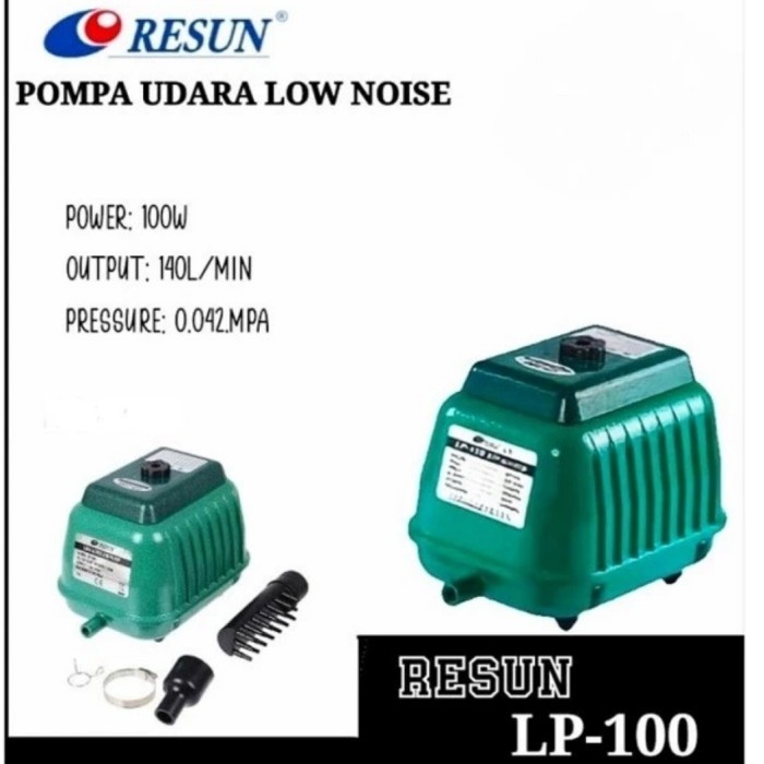 Pompa Aerator Resun LP 100 Aerator Pompa Udara Aquarium Low Noise
