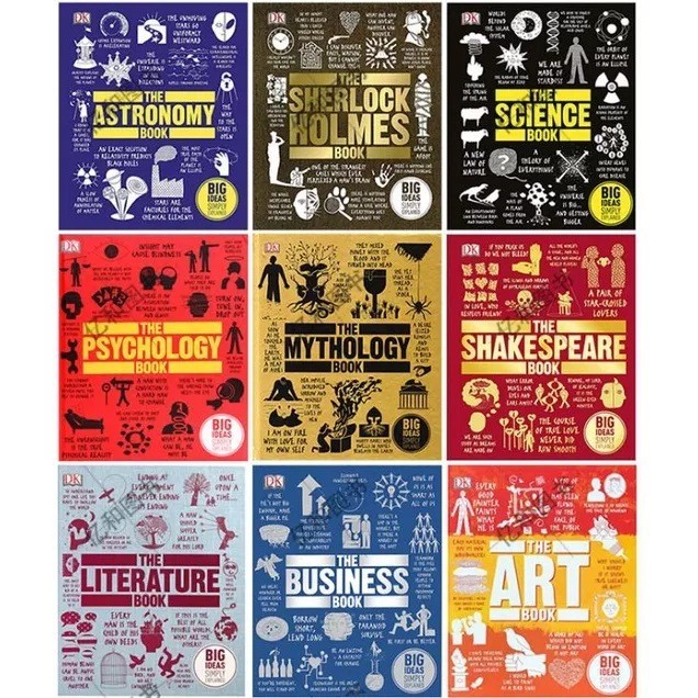 Buku import Dk Big Ideas Series (Sherlock holmes/Art/Shakespeare)