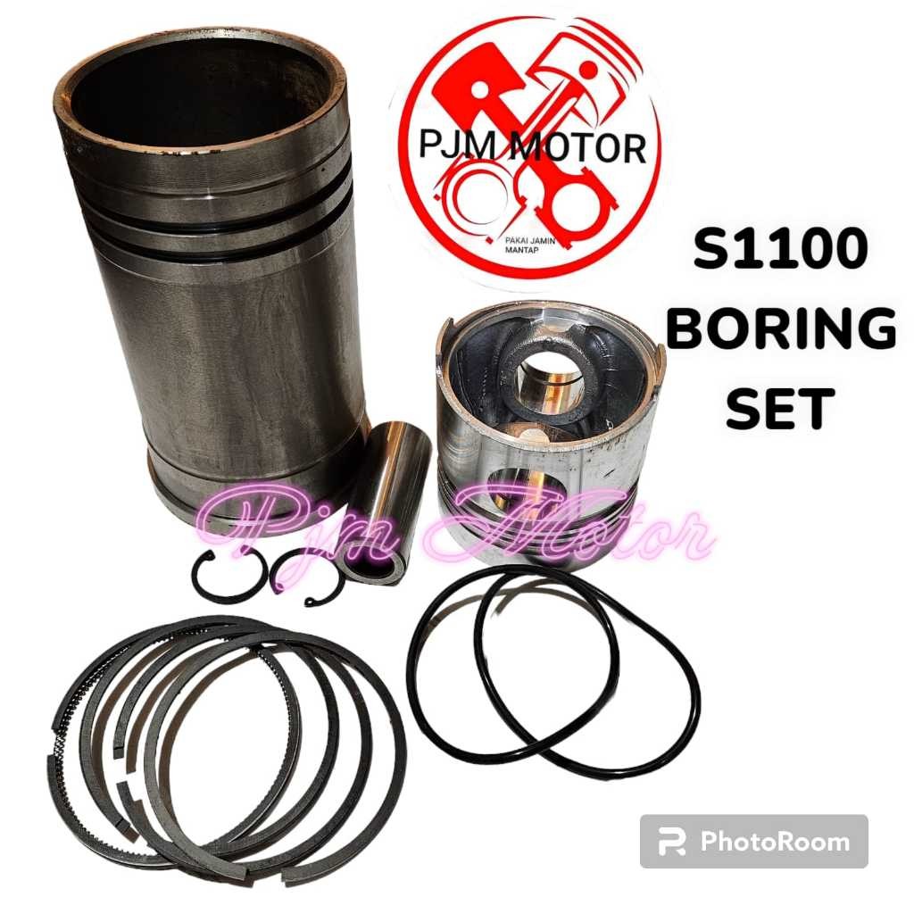 

S1100 cylinder liner assy FORING KIT Boring komplit mesin diesel pengerak 16PK amplas