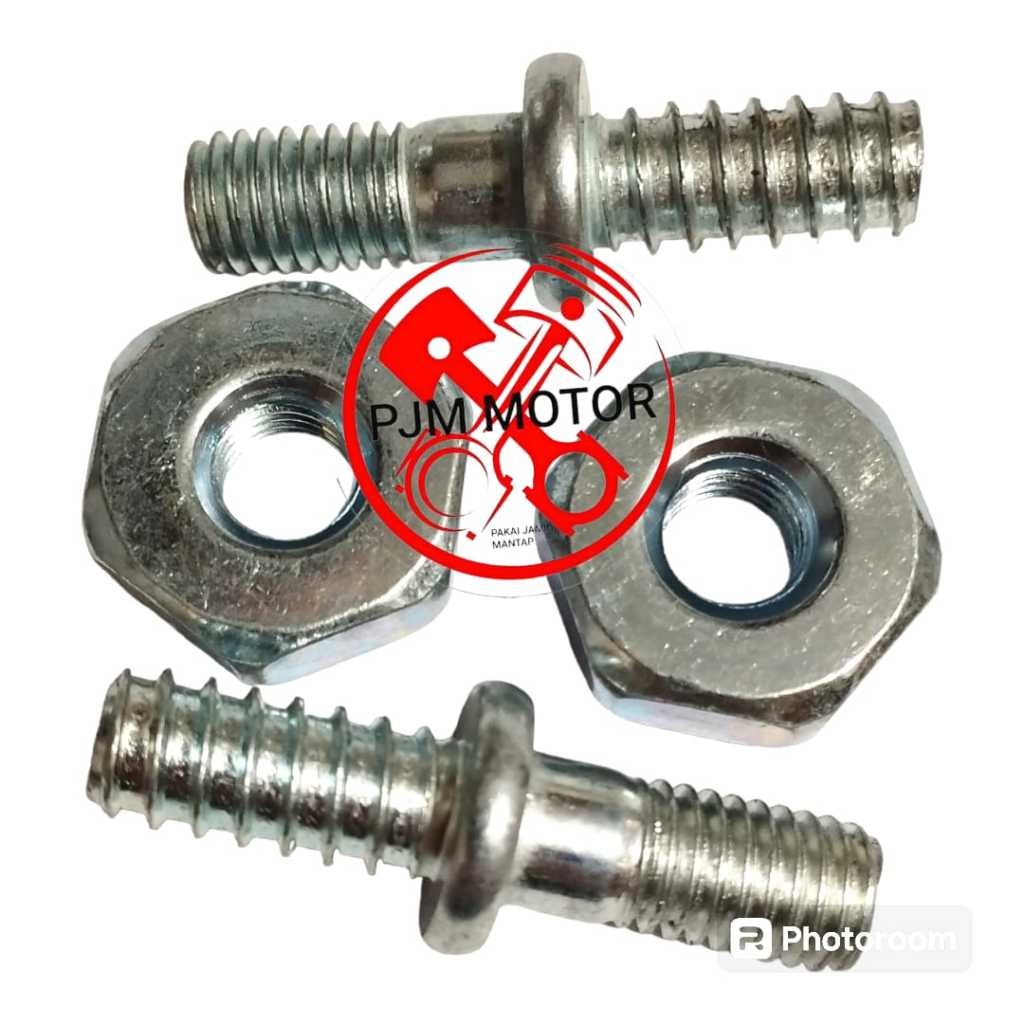

MS250 stud plus nut bar baut dan mur parangan mesin chainsaw senso sinso ms 250 2 buah amplas