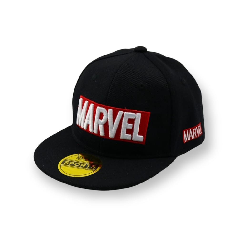 TOPI ANAK BORDIR MARVEL / TOPI SNAPBACK ANAK / TOPI MARVEL