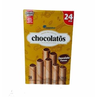 

Nycyta Home [300Gr] S151 [Wcg4A - Box] Chocolatos Wafer Stick Roll Chocolate Flavour Box Isi 24Pcs