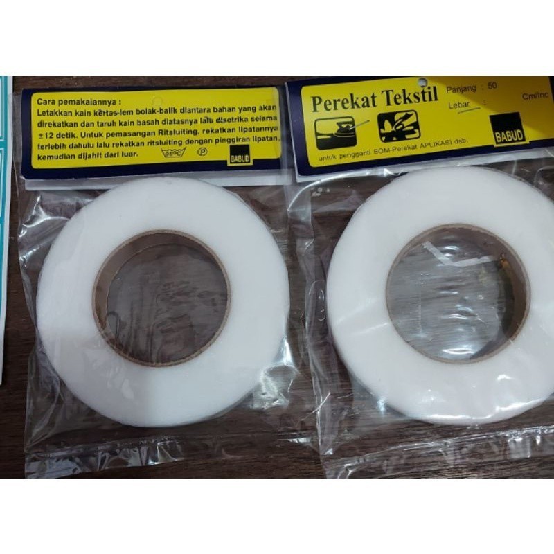 MAA perekat tekstil lem kain som lem bolak balik Double Tape Textile