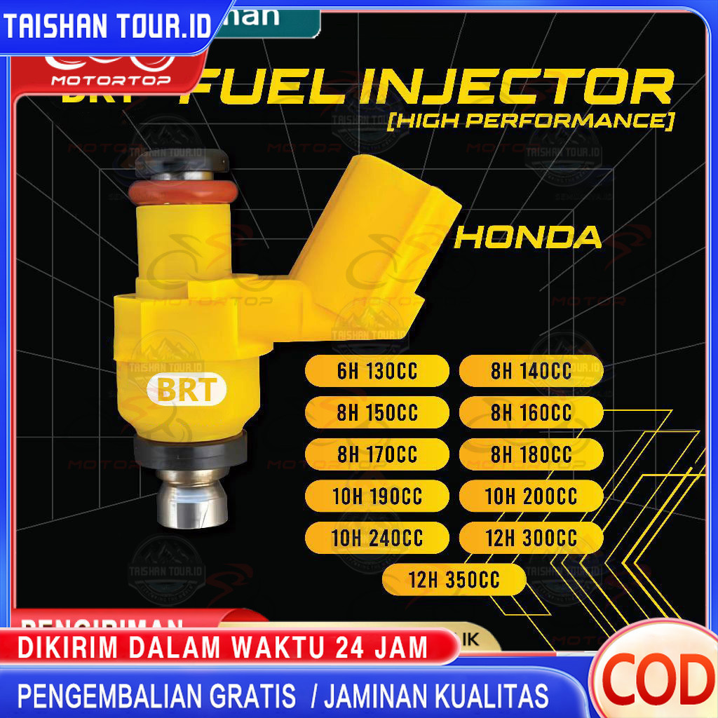Injektor HONDA CPO BRT Racing PCX Beat Vario 110 125 150 160 CB150 CBR Sonic Supra GTR Genio Scoopy 