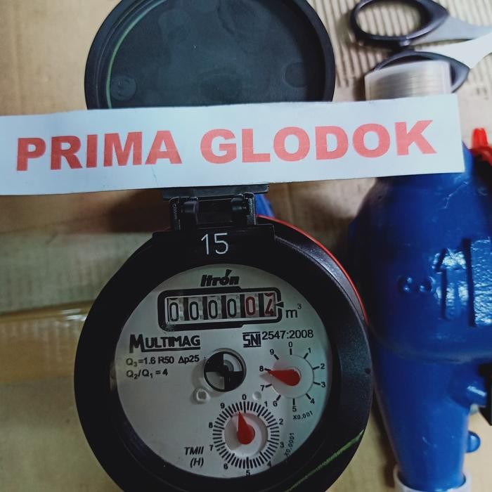 Meteran air Itron 1/2"