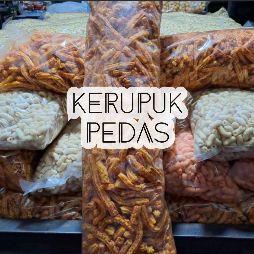 

VIRAL kerupuk manggar pedas 1kg krupuk manggar pedas kerupuk akar pedas TERLARIS