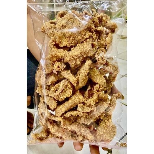 

Kripik Cemilan Kulit Ayam 500 gram Keripik Kulit