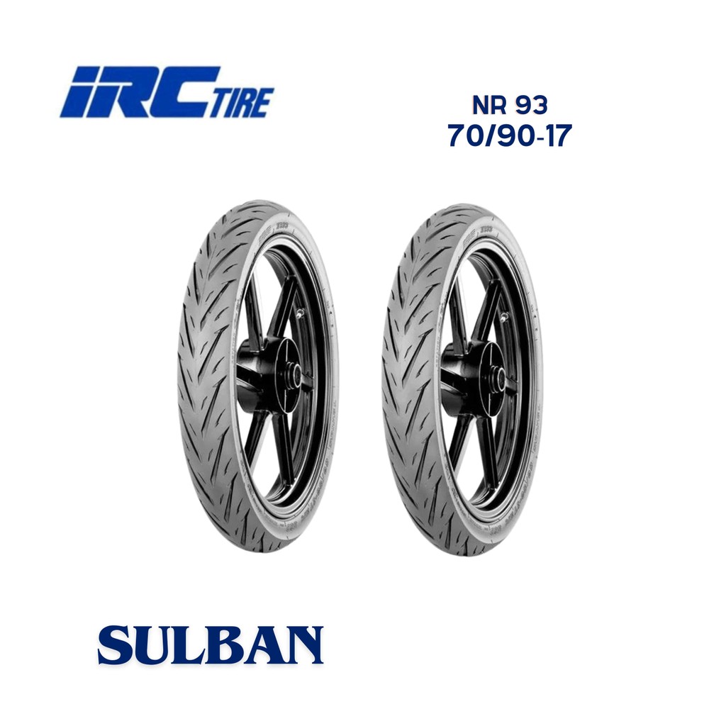 Ban IRC NR 93 size 70/90 R17 - Tubeless Ban Depan Supra x 125, Revo,Blade 125, Jupiter Z1, Vega Forc