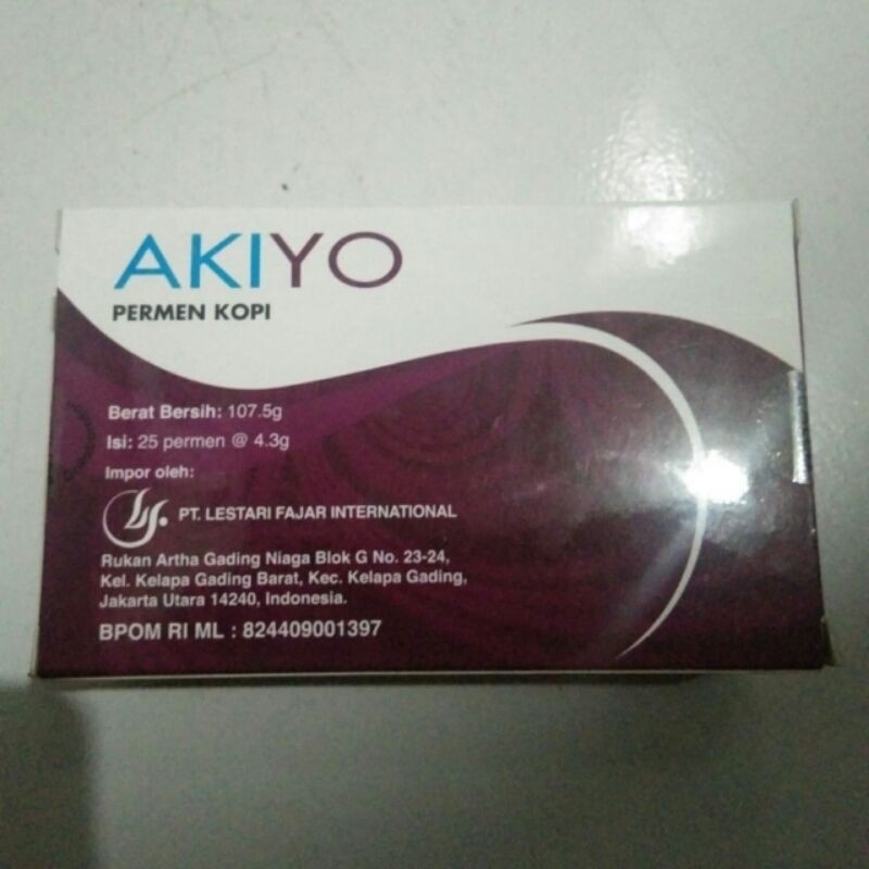 

AKIYO PERMEN KOPI VITAMIN PRIA KUAT