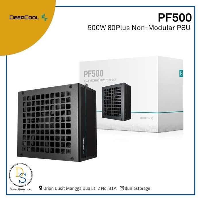 DEEPCOOL PF500 | PSU 500 Watt 80+ Non Modular