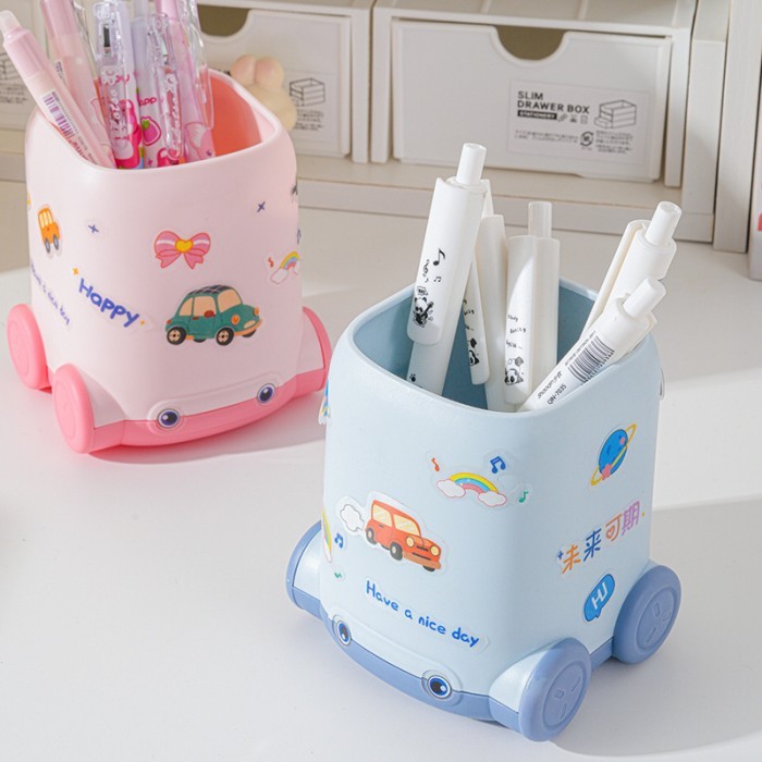 

Tempat Alat Tulis Mobil Kartun Anak – Tempat Pensil Lucu dan Unik untuk Belajar di Rumah