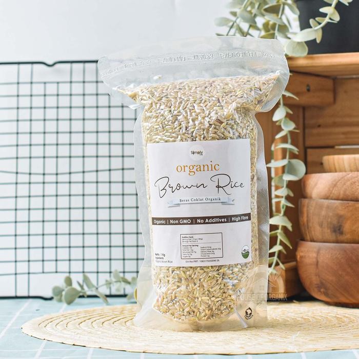 

[TERBARU] Promo Moerah~ Simply Organic Brown Rice ( Beras Coklat Organik ) 1 Kg
