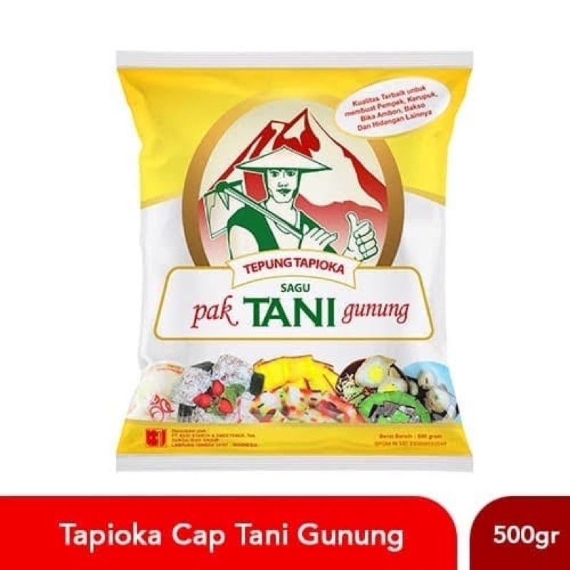 

Tepung Tapioka Pak Tani Gunung 500gr Best Seller