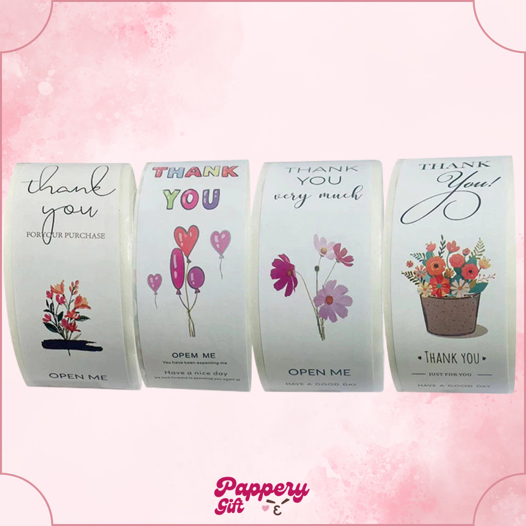 

Sticker Thank You for Your Order / Business 2,5 x 7,5 cm 120 Pcs/ Roll - SE0567
