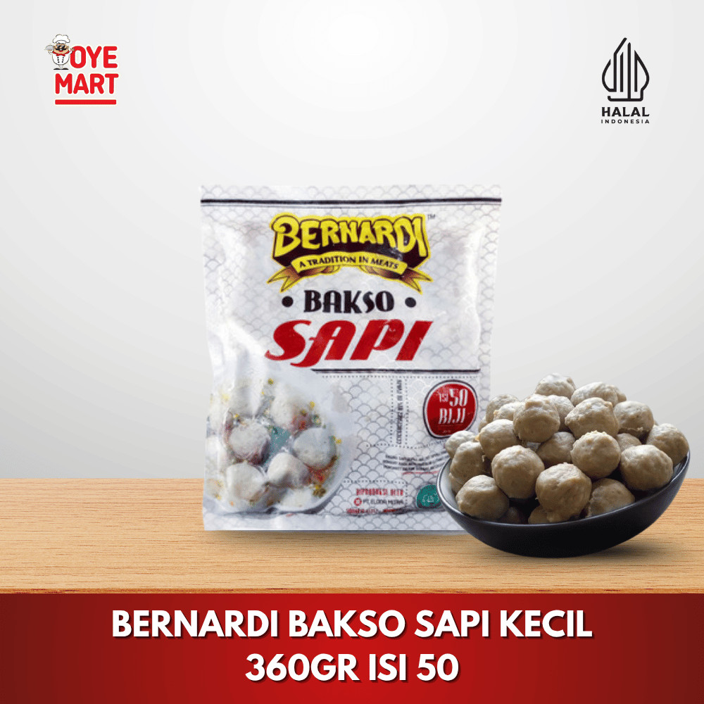 

BERNARDI BAKSO SAPI KECIL 360GR ISI 50/BASO SAPI
