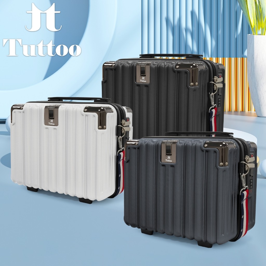 Tuttoo Y75B & TOC & TOB Koper 14 inch Mini Ukuran Makeup Koper Kecil Estetik Tas Travel