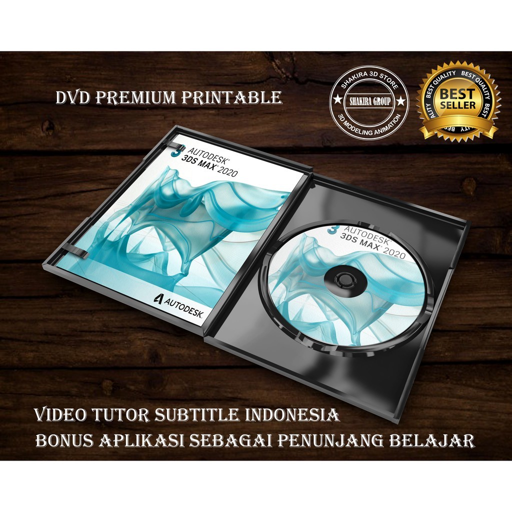 3ds Max 2020 dan VRay 4 Video Tutorial Mastering SUBTITLE INDONESIA DVD