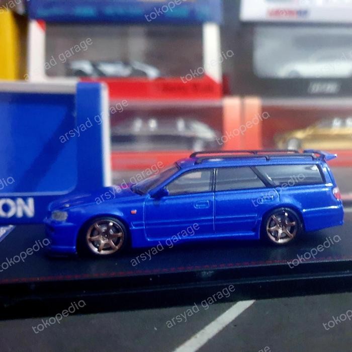 HJ99 Diecast Street weapon Nissan Skyline GTR  R34 Stagea Blue