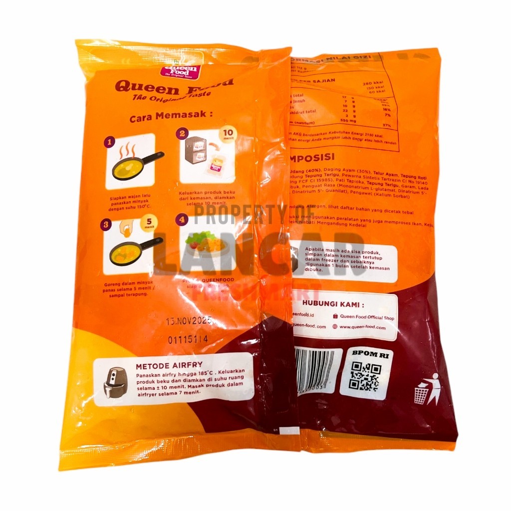 

Ay00! QUEENFOOD SHRIMP ROLL 340GR / QUEEN FOOD SHRIMP ROLL 340GR