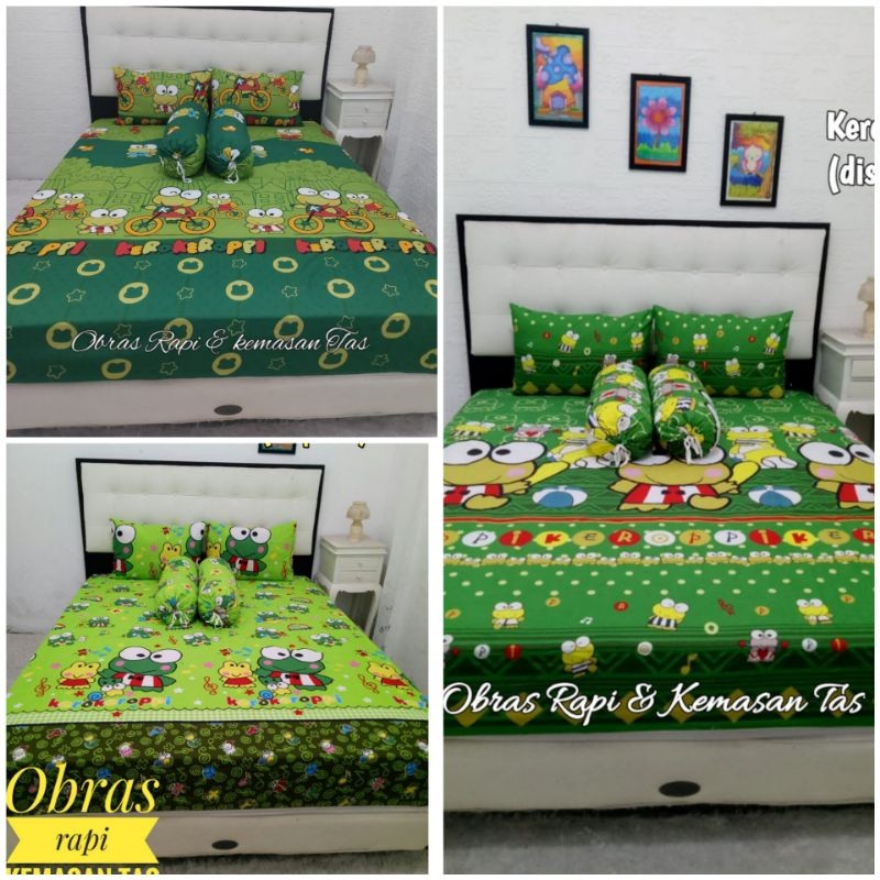 SUPER SALE Keropi sprei sprei anak sprei 180x200 sprei 120x200 seprei sprei anak laki laki sprei hom