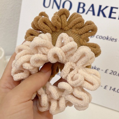 Ikat Rambut Gurita Keriting Ikat Rambut Cepol Halus Scrunchie