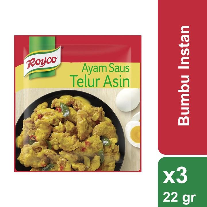 

Royco Bumbu Ayam Saus Telur Asin 22 gr x 3 pcs