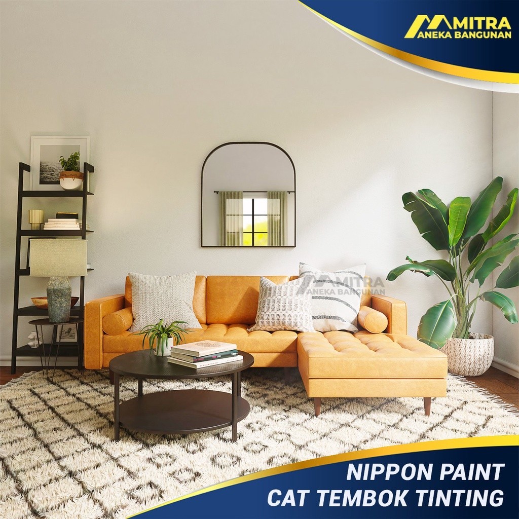 BISA KARGO CAT TEMBOK EKSTERIOR INTERIOR NIPPON PAINT SNOW WHITE NP OW 1002 P  / BROKEN WHITE
