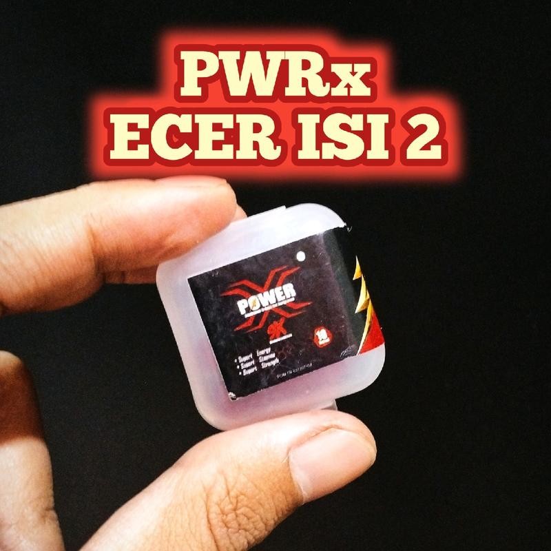 

pwrx ECER isi 2 - madu bubuk powder bentuk kapsul gampang larut - minuman energi drink