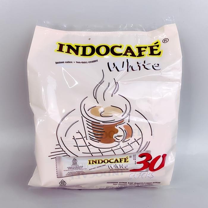 

Indocafe White Coffee 30 Sticks No Sugar / Kopi Putih Bebas Gula - 30 sticks