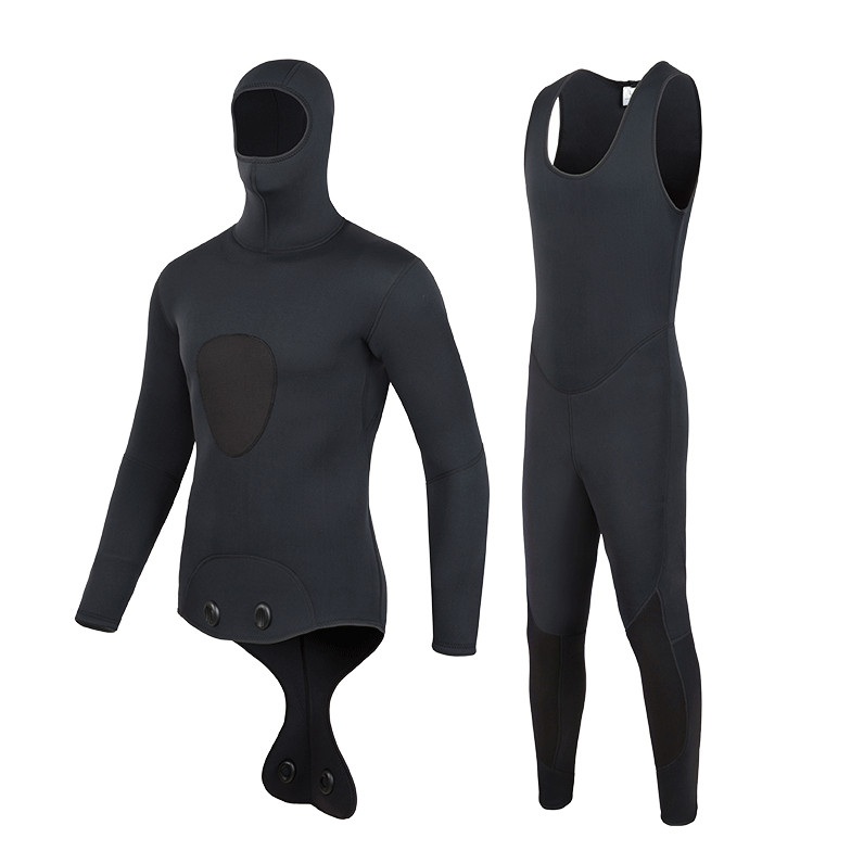 3MM Neoprene Split Wetsuit Men's Camouflage Wetsuit Warm Outdoor Wetsuit