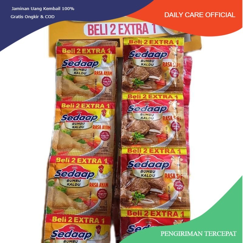 

2 renteng (36 pcs) sedaap bumbu kaldu rasa ayam/rasa sapi
