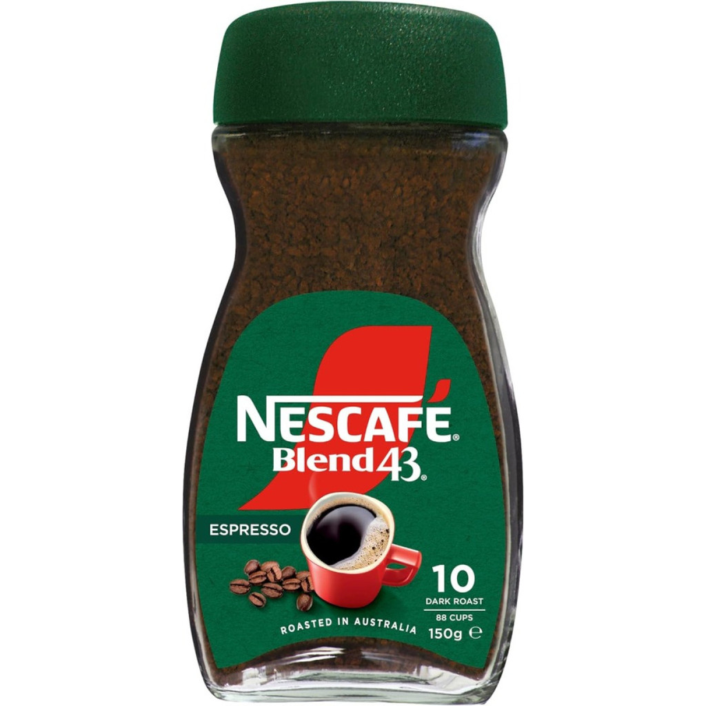 

Australia Nescafe Blend 43 Espresso Instant Coffee 150g