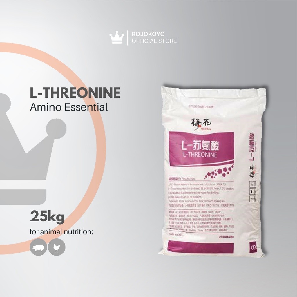 L-Threonine Asam Amino Hewan Feedgrade Meihua 25 kg