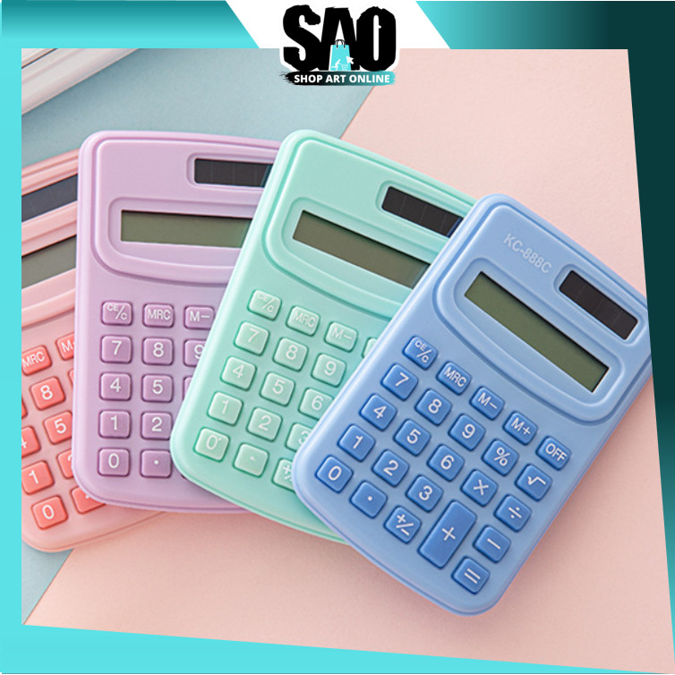 

SAO - 6483 Kalkulator Saku Motif Macaroon / Mini Calculator Praktis