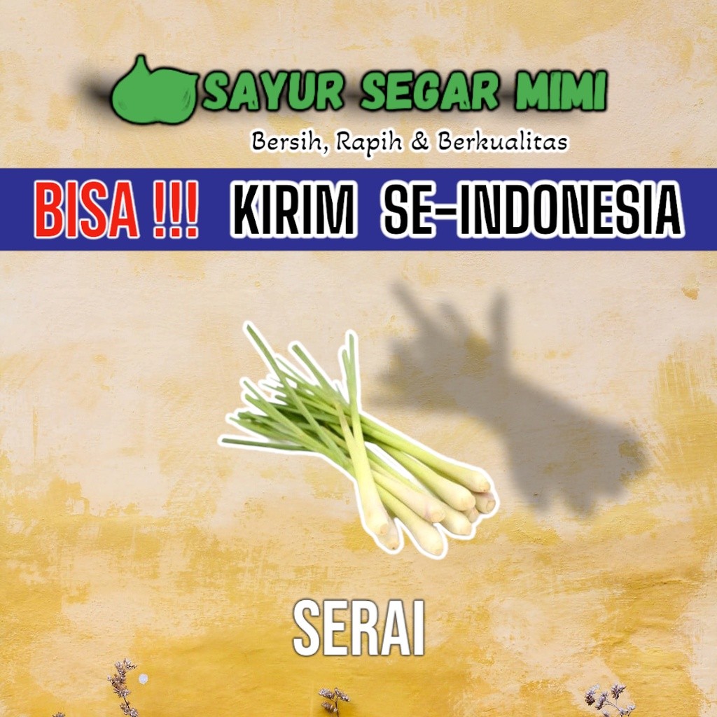 

Serai 250Gram - Sayur Palembang