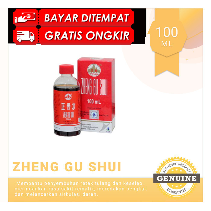 COD 100ml Zheng GU Shui zhen gu shui zhenggushui obat gosok PT ssa ORIGINAL PRODUK