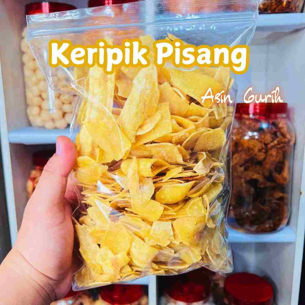 

KERIPIK PISANG KEPOK 1KG / KERIPIK PISANG / GURIH / MANIS / KERIPIK PISANG RENYAH