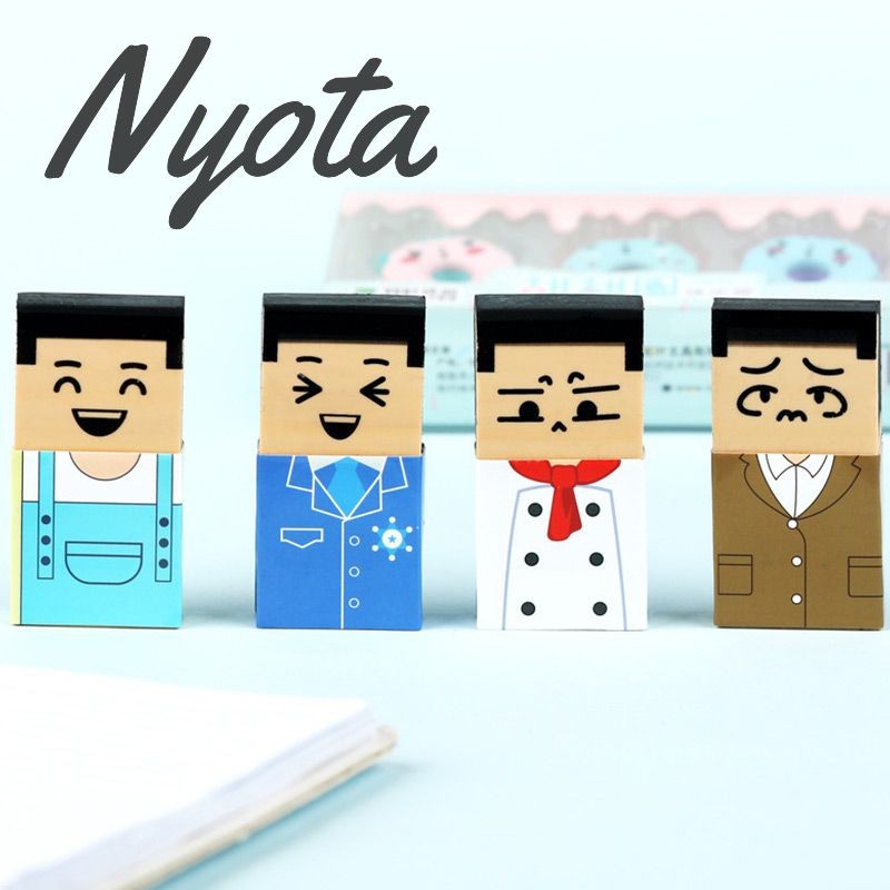 

【Nyota1】Penghapus Kepala Botak Penghapus Sangat Cerdas Penghapus Kreatif Alat Tulis Siswa