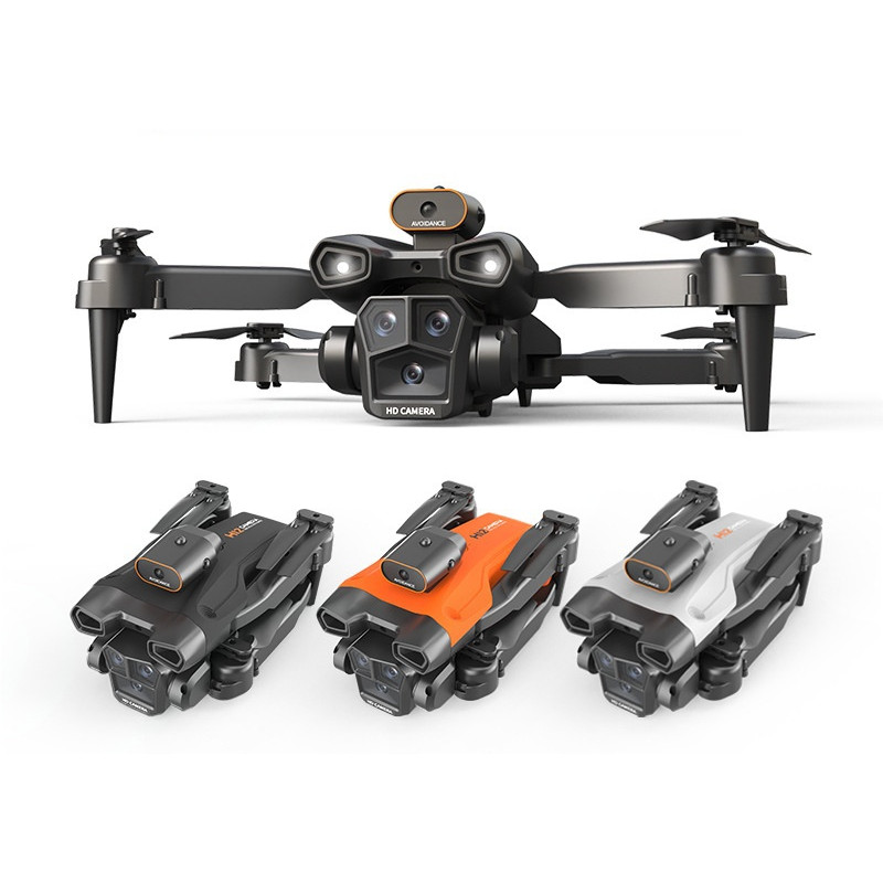 The new H12 Mini Drone 8K Professional Three Camera HD Aerial Positioning Four-Way oObstacle Avoidan
