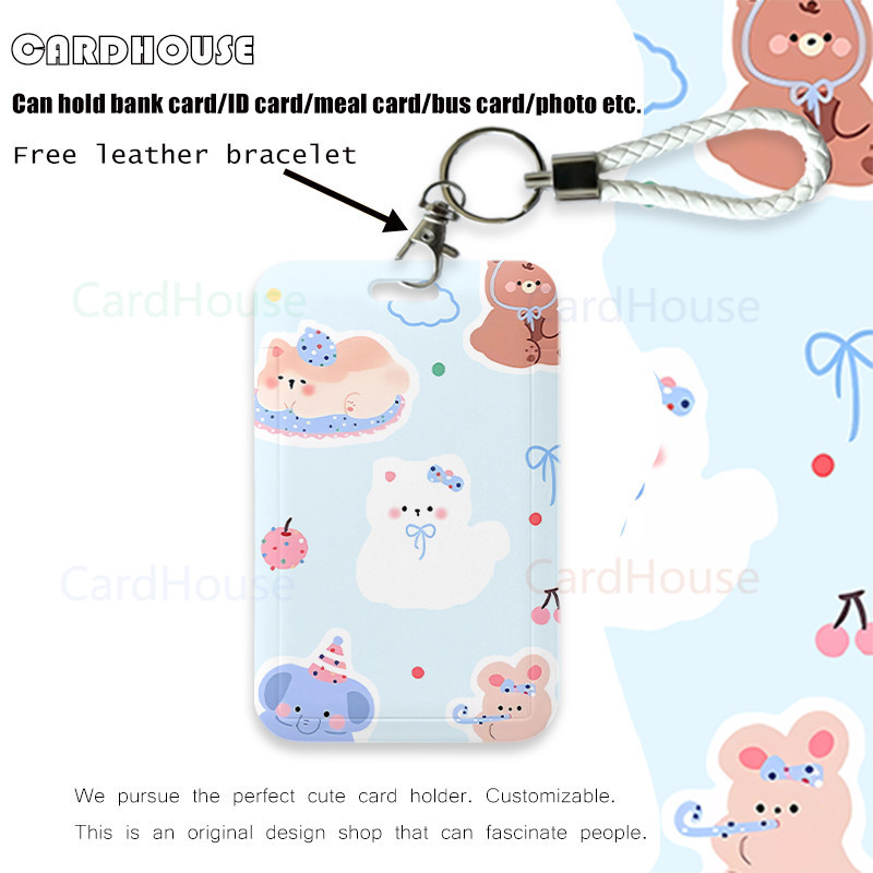 

( CardHouse ) ID CARD HOLDER Kucing LUCU CF41 Tempat Kartu Photocard Photo Card KARTUN