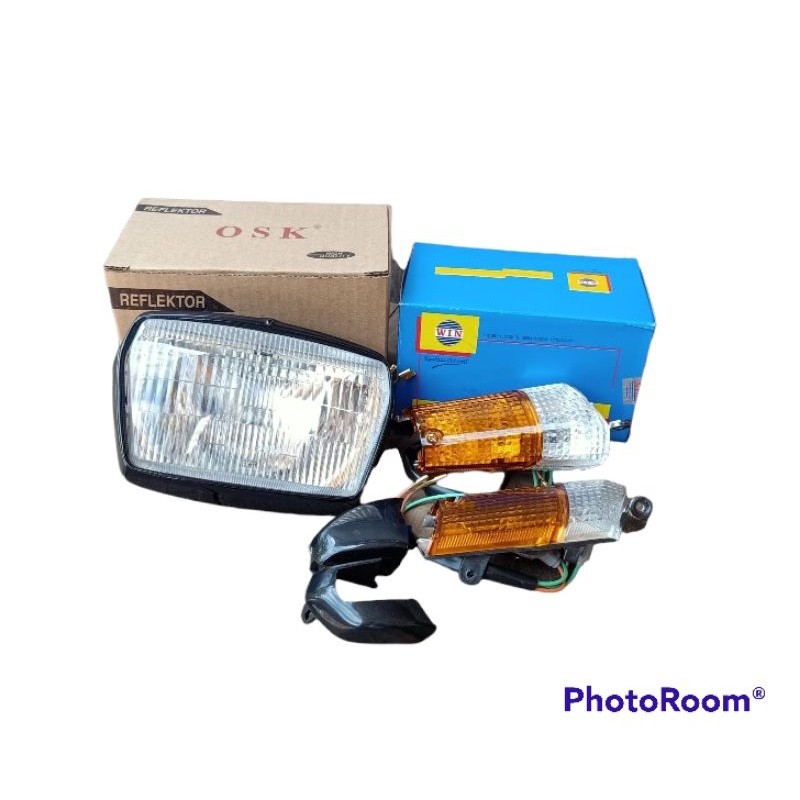 Paket Lampu Depan Assy Reflektor Set Sein Astrea Prima Astrea Star