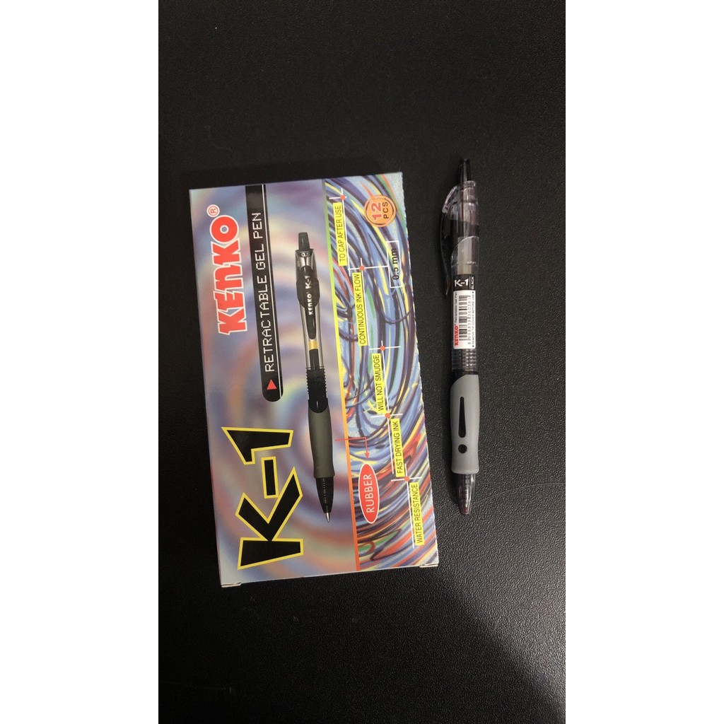 

[Best Promo] Pen Kenko Gel K1 Hitam isi 12 pcs