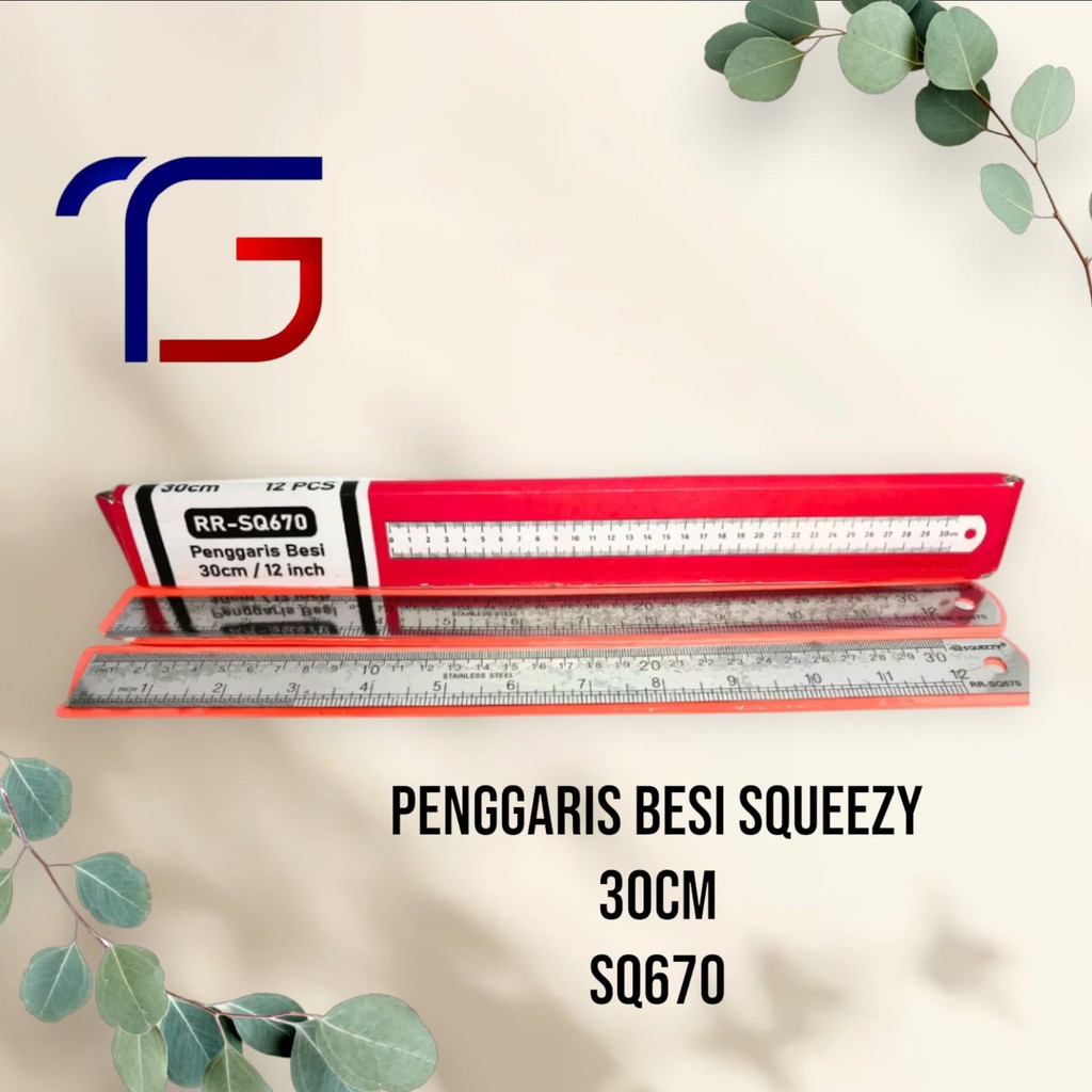 

Penggaris Besi Squeezy SQ670 30cm