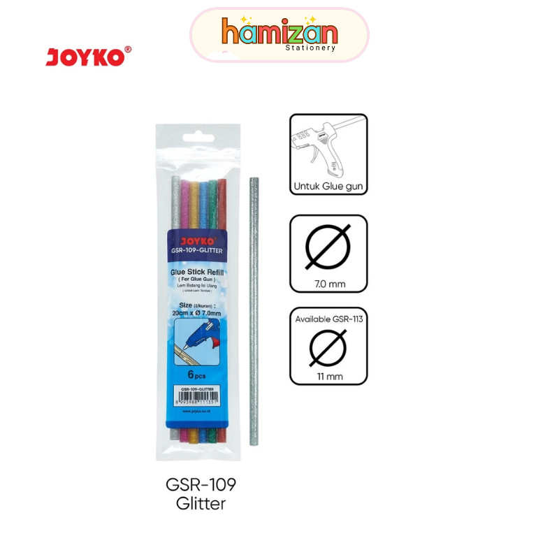 

Lem Bakar Glitter / Glue Stick Refill Glitter GSR-109 GSR 109 Joyko